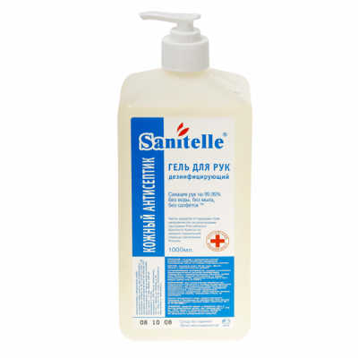 Антисептик Sanitelle 250 мл. Антисептик для рук Sanitelle. ДЕЗ средство для рук с дозатором. Дезинфектор для рук с антисептиком.