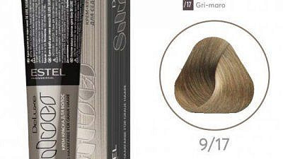 Estel De Luxe Silver 8/76 Светло-русый коричнево-фиолетовый Крем-краска для седых волос 60 мл.